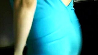 Beautiful secretary lifts her skirt