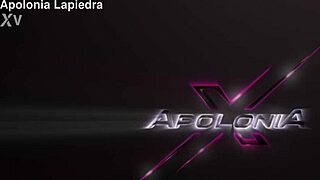 Apolonia Lapiedra Squirts On Glass Dildo