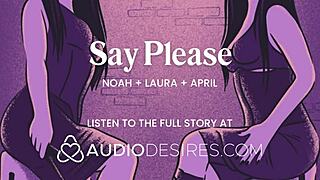 femdom disciplines submissive boyfriend give us an orgasm if you want to cum real amateur couple threesome