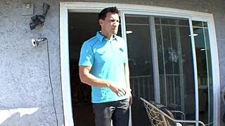 young brunette caley hayes says, 'step dad, fuck me now!'