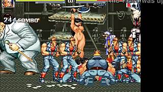 hentai mugen harley quinn in wild gangbang with bent over action and creampie finish