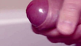 Amateur Solo Masturbation With Slow Motion Cumshot Close Up