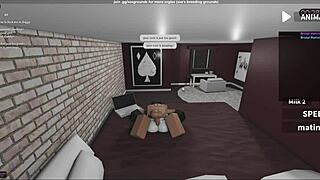 fucking another fan in a roblox studio condo~