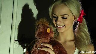 Elsa Jean Fucks a Masked Stranger