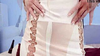 marsianna amoon takes two big black cocks in interracial double penetration with ass to mouth