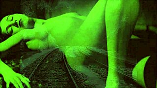 i admire this vintage erotic illustration of hairy antique lesbians