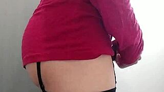 Shemale Enjoys Dildo Masturbation