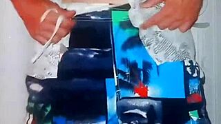 Big chocolate cuck undresses and dances to music in hot striptease