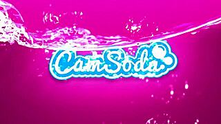 Busty Brunette Gets Cum In Panties On Webcam