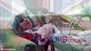 British alt student masturbates at party until orgasm