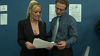 Cindy Behr Hires Stud Temps to Fuck at Work