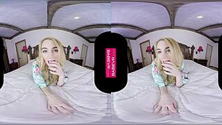 Ivy Jones Teases Pussy Deep with Dildo in VR Solo