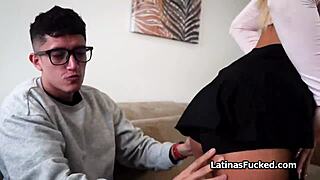 Victoria's Busty Tits Crave Monster Cock Blowjob!