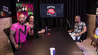 compilation of sensual cast with black top delight - part 4 on sheer red