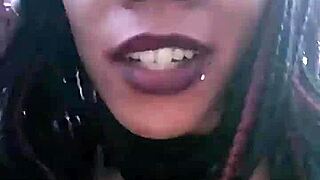 masterbating in grocery store and peeing roadside before flashing saggy tits