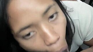 I suck the driver's huge dick to pay for the trip