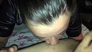 Sexy White Milf Sucks Ass And Cock In Silky Upskirt Lingerie