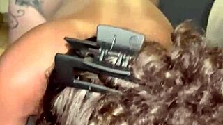 Is the Busty Petite Hooker Cheating on Boyfriend with Client at Trap House