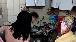 Beautiful Girls Offer Wet Blowjob And Doggystyle To Plumber – Ft Mei Pang & John Lemon