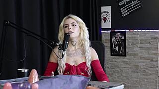 Blonde kyra sex explains anal sex with boquete and gemido in sheer red lingerie