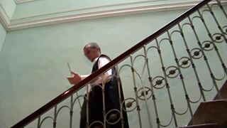 Oh fuck, naughty slut gets rough anal domination in uniform!