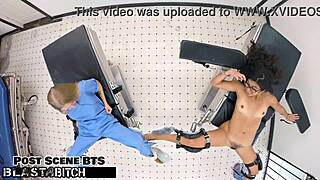 Jasmine roses thigh gets blasted with cum in bent over pose