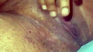 Her Pussy Drips Wet While Spreading Legs Wide Open