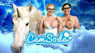 Camsoda college girl squirts intensely with vibrator orgasm in homemade solo