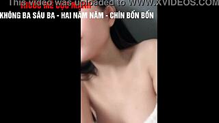 vietnamese student shows off her body at the party with friends