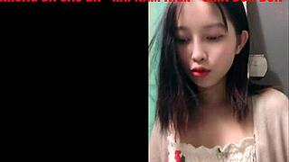 vietnamese student shows off her body at the party with friends