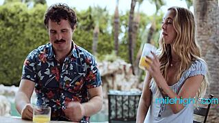 Petite Blonde Crazy Girl Fucks Her Ex Boyfriend Passionately