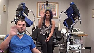 Phoenix Rose Feels Intense Pleasure With Vibrator Backstage