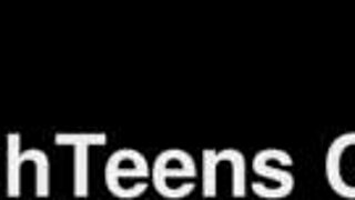 Blonde British 18 Year Old Student Gets Teased With Fucking Machine By Neighbors