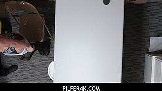 I caught the shoplifter and fucked her doggystyle