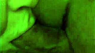 Granny deepthroats with loud moans in cumshow action!