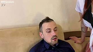 They humiliate the teacher with spit domination