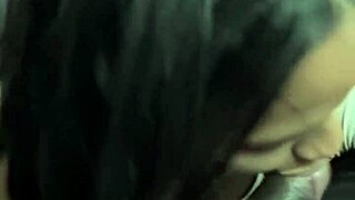 I suck the driver's huge dick to pay for the trip