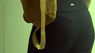 Skinny Teen Shows Anal Plug and Gets Fucked on Balcony