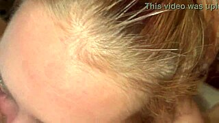 Young girl gets cum on face after deepthroat