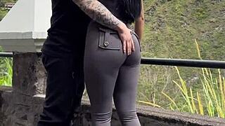 Hot Young Couple Films Sex in Medellin Park Gone Wrong