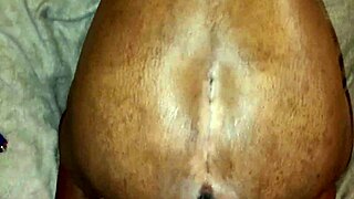 Granny's Ass Covered in Hot Cum Blast!