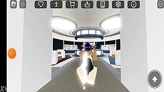 Roblox futanari with big black cock fucks white girl