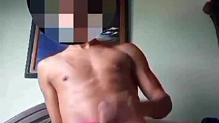 Latina colombian amateur in red lingerie with black guy