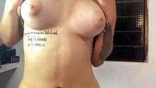 beautiful young latina teen with big tits shows off her ass intensely