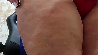 Latina MILF chats in lingerie as princess bunny