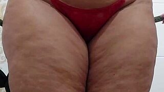 Latina MILF chats in lingerie as princess bunny