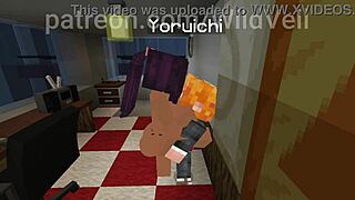 Yoruichi blows ichigo in missionary