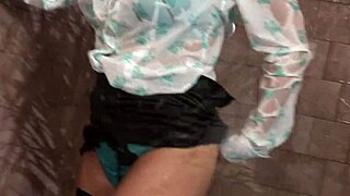 romana takes it hard in the steamy shower scene