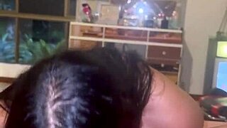 Public Handjob and Blowjob with Massive Cumshot from Big Cock POV.