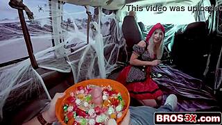 Red Riding Hood Ditches Costume To Fuck Wolf With Big Cock Roughly